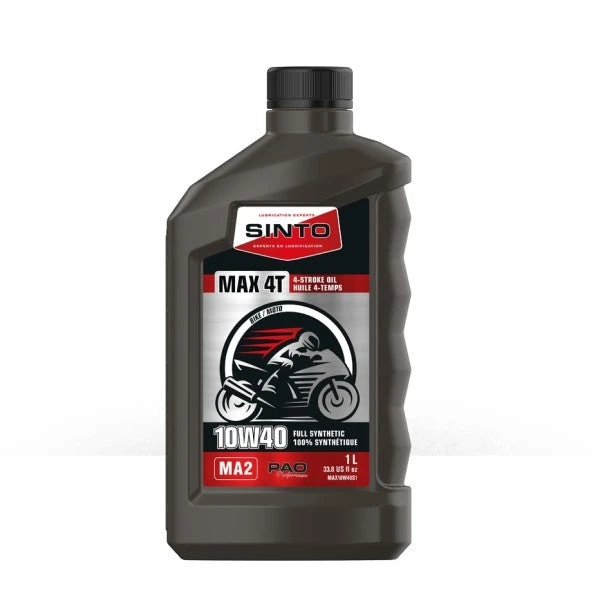 Huile Sinto 100% Synthétique 10w40 Max 4T 1 Huile Sinto 100% Synthétique 10w40 Max 4T