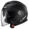 LS2 Casque Ouvert De Moto Verso Solid