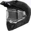 Casque Intégral De Motoneige Clutch X Pro Carbon Visière Double Electrique