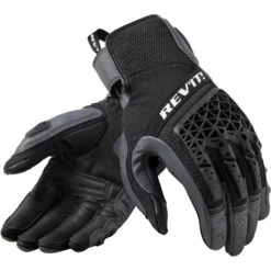 Gants De Moto Ventilé Sand 4 -ADM Sport Boutique 20231212 121120 FGS173 Gloves Sand 4 Grey Black front jpg