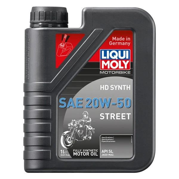Huile Liqui Moly 20w50 100% Synthétique Street HD 1 Huile Liqui Moly 20w50 100% Synthétique Street HD