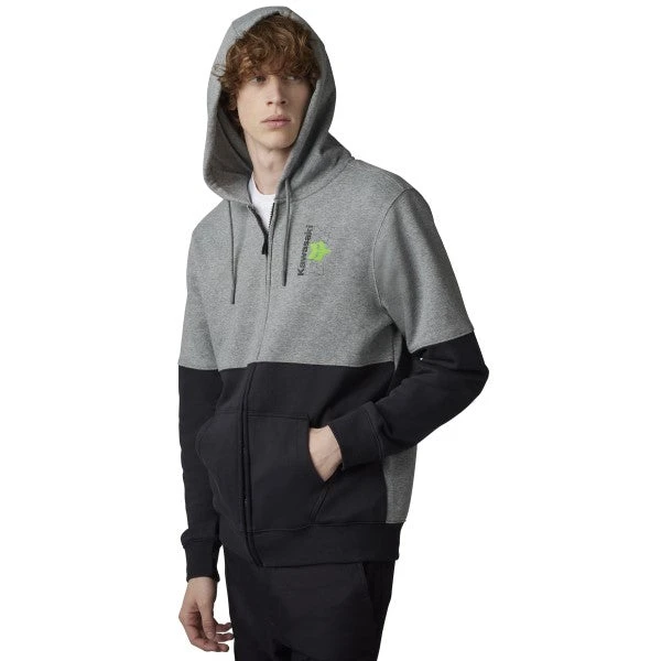 Coton Ouate Zip Fox X Kawasaki- Liquidation 2 Coton Ouate Zip Fox X Kawasaki- Liquidation – Image 2