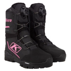 Klim Bottes Aurora GTX BOA Pour Femmes 10 Klim Bottes Aurora GTX BOA Pour Femmes -ADM Sport Boutique 3390 002 Black KnockoutPink 01
