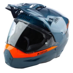 Klim Casque Intégral De Moto X1 Alpha -ADM Sport Boutique 3550 000 GlossConceptPetrol StrikeOrange 01