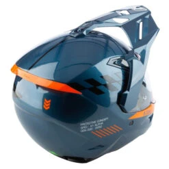 Klim Casque Intégral De Moto X1 Alpha -ADM Sport Boutique 3550 000 GlossConceptPetrol StrikeOrange 02