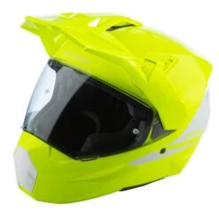 Klim Casque Intégral De Moto X1 Alpha -ADM Sport Boutique 3550 000 GlossHi Vis White 01