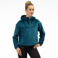 Klim Coton Ouaté Court Cascade Pour Femmes -ADM Sport Boutique 3591 000 DeepLagoon 01