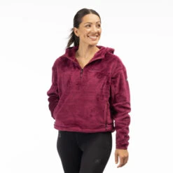 Klim Coton Ouaté Court Cascade Pour Femmes -ADM Sport Boutique 3591 000 RaspberryRadiance 01
