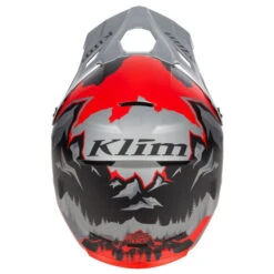 Klim Casque Hors Sentiers De Motoneige F3 Carbone -ADM Sport Boutique 3761 002 DNAFieryRed MonumentGray 06