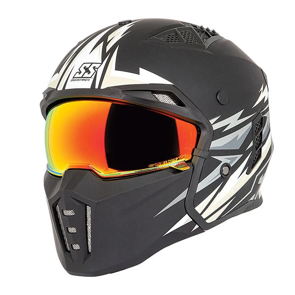 Casque Intégral De Moto SS2450 Trial By Fire StreetFighter 1 Casque Intégral De Moto SS2450 Trial By Fire StreetFighter