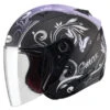 Casque Ouvert De Moto OF77 Graphic Butterfly - Liquidation