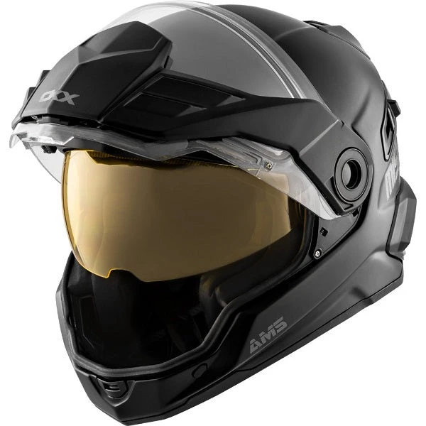 Casque Mission AMS Solid Avec Visière Double électrique 2 Casque Mission AMS Solid Avec Visière Double électrique – Image 2