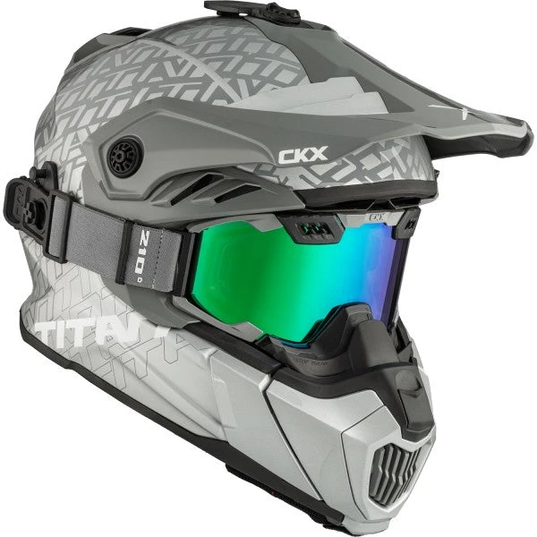 Casque De Snowcross Titan Air Flow 1 Casque De Snowcross Titan Air Flow