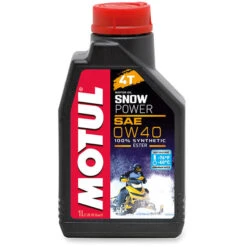 Huile Motul 0w40 100% Synthétique SnowPower