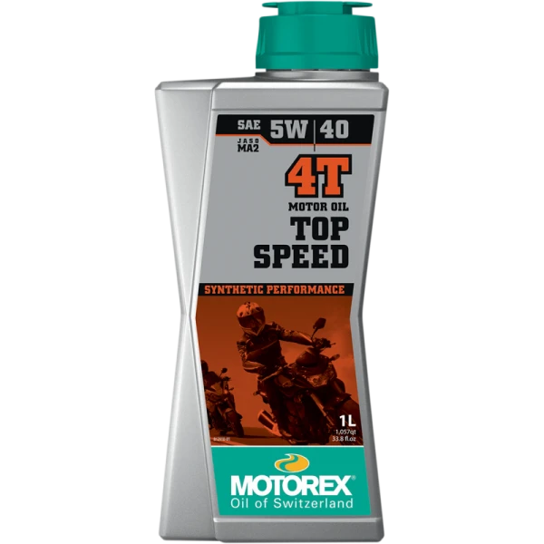 Huile Motorex 100% Synthétique Top Speed 4T 1 Huile Motorex 100% Synthétique Top Speed 4T