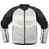 Icon Manteau De Moto Overload 3 En Cuir
