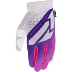 Gants De Motocross Reflex Air 10 Gants De Motocross Reflex Air -ADM Sport Boutique 9580blancetmauvedessus