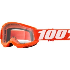 100% Lunettes De Motocross Strata 2 Lentille Claire Junior