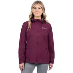 Manteau Adventure Lite Tri-Laminé Femme 8 Manteau Adventure Lite Tri-Laminé Femme -ADM Sport Boutique AdventureLiteTriLaminate Jacket W Merlot 242206 2700 front