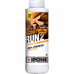 Huile Ipone 100% Synthétique Scoot Run 2T Fraise