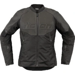 Icon Manteau De Moto Overload 3 En Cuir Femme