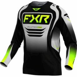 Chandail De Motocross Clutch Pro -ADM Sport Boutique ClutchProMX Jersey BlkGreyHiVis 253327 1005 front