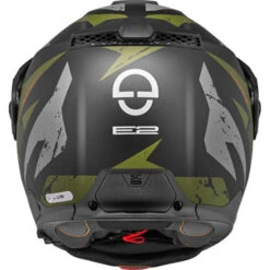 Schuberth Casque De Moto Modulaire E2 Explorer -ADM Sport Boutique E2 Explorer Green Back uid 6357eaa2f2705