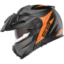 Schuberth Casque De Moto Modulaire E2 Explorer -ADM Sport Boutique E2 Explorer Orange Side 90020