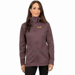 Manteau Jade Dual Laminé Femme 6 Manteau Jade Dual Laminé Femme -ADM Sport Boutique Jade Dual Lam Jacket W MutedGrape 232201 8400 front