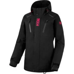 Manteau De Motoneige Aerial Femme -ADM Sport Boutique ManteaudeMotoneigeAerialFemmeFXRnoiretrose