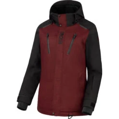 Manteau De Motoneige Aerial Femme -ADM Sport Boutique ManteaudeMotoneigeAerialFemmeFXRnoirrouge