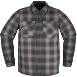 Icon Chemise De Moto Fallblock CX Flanelle -ADM Sport Boutique MensFallblockBlack