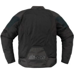 Icon Manteau De Moto Overlord3 Mesh -ADM Sport Boutique Overlord3MeshJacket Black Back