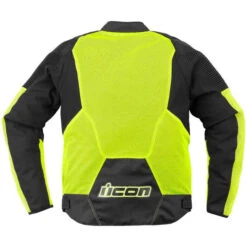 Icon Manteau De Moto Overlord3 Mesh -ADM Sport Boutique Overlord3MeshJacket HiViz Back