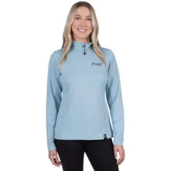 Coton Ouaté Pilot UPF Femme 12 Coton Ouaté Pilot UPF Femme -ADM Sport Boutique PilotUPFQuarterZip LS W Bermuda 252260 5000 front