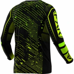Chandail De Motocross Podium 39 Chandail De Motocross Podium -ADM Sport Boutique Podium MXJersey BlkHiVisLime 253325 1065 back