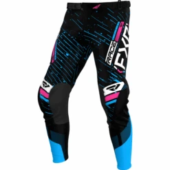 Pantalon De Motocross Podium 22 Pantalon De Motocross Podium -ADM Sport Boutique Podium Pants BlkCyanPink 253375 1042 front