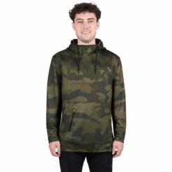 Coton Ouaté Tech Pullover 12 Coton Ouaté Tech Pullover -ADM Sport Boutique ProFishTech PO Hoodie M ArmyCamo 252037 7600 front