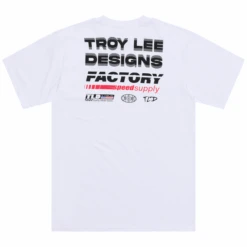 Troy Lee Designs T-Shirt Factory -ADM Sport Boutique TLD 25 SS TEE FACTORY WHT 02