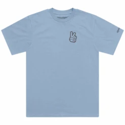 Troy Lee Designs T-Shirt Peace Out -ADM Sport Boutique TLD 25 SS TEE PEACEOUT SMKBLU 01