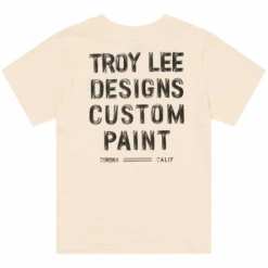 Troy Lee Designs T-shirts Paint Shop Femme -ADM Sport Boutique TLD 25 WOMENS SS TEE PAINTSHOP VNTGWHT 02