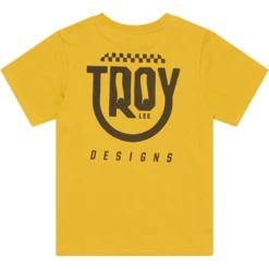 Troy Lee Designs T-shirts Smiley Femme -ADM Sport Boutique TLD 25 WOMENS SS TEE SMILEY GLDN 02