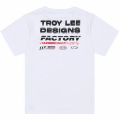 Troy Lee Designs T-Shirt Factory Junior 7 Troy Lee Designs T-Shirt Factory Junior -ADM Sport Boutique TLD 25 YOUTH SS TEE FACTORY WHT 02