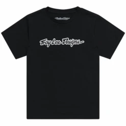 Troy Lee Designs Chandail Signature Junior -ADM Sport Boutique TLD 25 YOUTH SS TEE SIGNATURE BLK 02