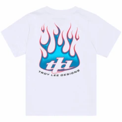 Troy Lee Designs T-Shirt Torched Junior 7 Troy Lee Designs T-Shirt Torched Junior -ADM Sport Boutique TLD 25 YOUTH SS TEE TORCHED WHT 03