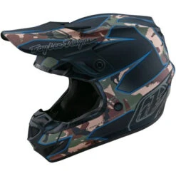 Troy Lee Designs Casque De Motocross SE4 Polyacrylite Matrix Camo Mips