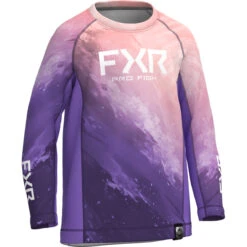 Chandail Derby UPF Enfant -ADM Sport Boutique Toddler DerbyUPF LS Y AmethystMelon 252288 8493 Front