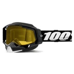 100% Lunettes De Motoneige Racecraft 2 à Lentille Jaune