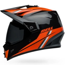 Bell Casque Intégral De Moto Mx-9 Adventure Alpine 19 Bell Casque Intégral De Moto Mx-9 Adventure Alpine -ADM Sport Boutique bell mx 9 adventure mips dirt motorcycle helmet alpine gloss black orange left