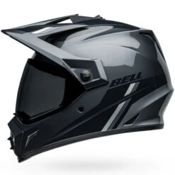 Bell Casque Intégral De Moto Mx-9 Adventure Alpine 22 Bell Casque Intégral De Moto Mx-9 Adventure Alpine -ADM Sport Boutique bell mx 9 adventure mips dirt motorcycle helmet alpine gloss charcoal silver left